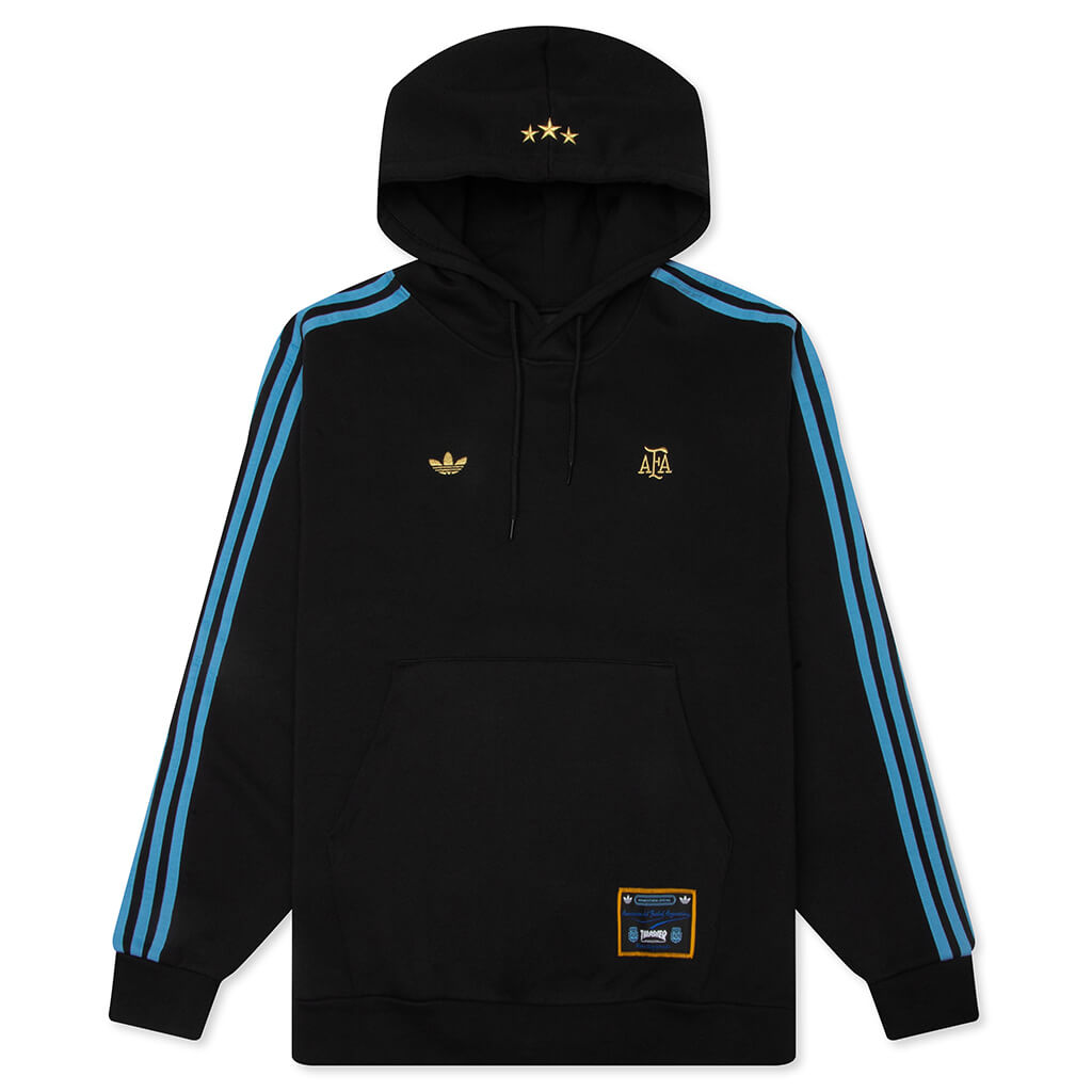 Adidas x Thrasher x AFA Argentina Hoodie - Black